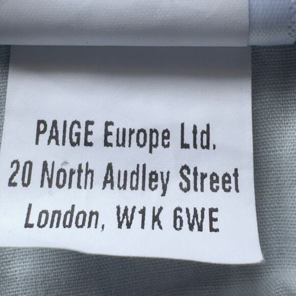 PAIGE HIGH RISE STRAIGHT STELLA CROPPED JEANS IN CEYLON DESTRUCTED NWT SIZE 27‎ - Picture 16 of 16